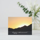 日没による退職 ポストカード (スタンド正面)