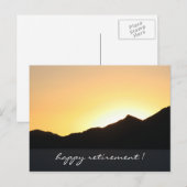 日没による退職 ポストカード (正面/裏面)