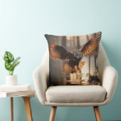 日没にフクロウ クッション (椅子)