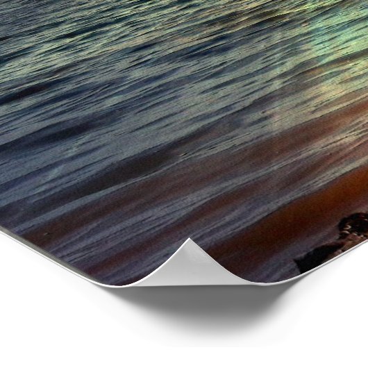 日没に出帆する ポスター (角)