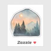 日没に松を鳴らす シール (シート)