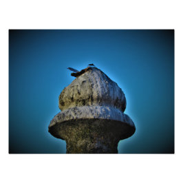 日没に生きる フォトプリント           