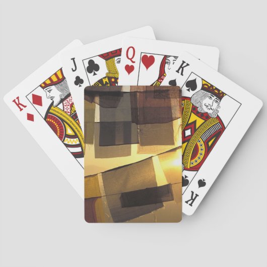 日没に祈りの言葉が旗を掲げ トランプ (裏面)