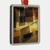 日没に祈りの言葉が旗を掲げ メタルオーナメント (右)