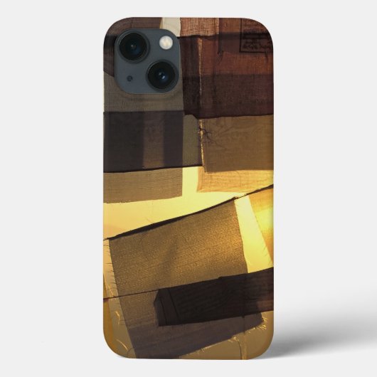 日没に祈りの言葉が旗を掲げ Case-Mate iPhoneケース (裏面)