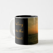 日没に航海 ツートーンマグカップ (正面左)