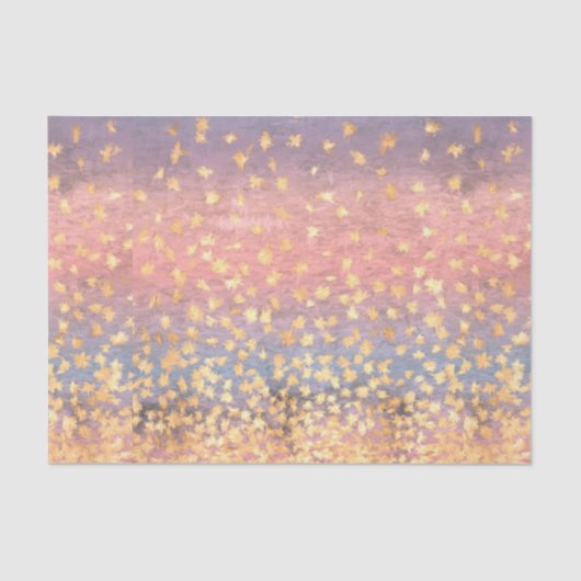 日没に葉対するフカラフルレック金ゴールド 薄葉紙 (正面)