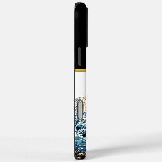 日没に虎を連れた戦士海 Case-Mate iPhoneケース (裏面 / 右)