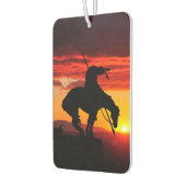 日没のあるトレイルシルエットの終点 カーエアーフレッシュナー (左)