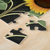 日没のひまわり ジグソーパズル (側面)