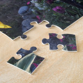 日没のひまわり – - ジグソーパズル (側面)