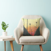 日没のやしによって並べられる通り クッション (椅子)