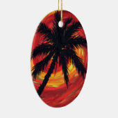 日没のやし セラミックオーナメント (右)