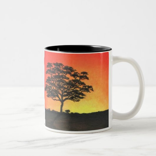 日没のアカシア ツートーンマグカップ (右)