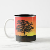 日没のアカシア ツートーンマグカップ (左)