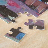 日没のアテネギリシャのアクロポリス ジグソーパズル (側面)