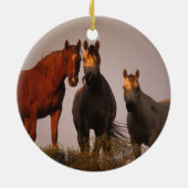 日没のアラビア人 セラミックオーナメント (裏面)