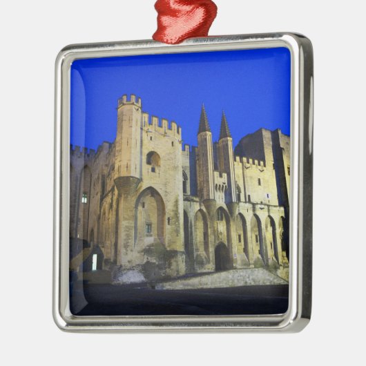 日没のアヴィニョンの教皇の宮殿。ビルド2 メタルオーナメント (左)