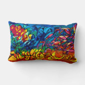 日没のイカ ランバークッション (裏面)