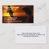 日没のイルカの交響曲 名刺 (正面/裏面)