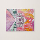 日没のインド宮殿 ジグソーパズル (横)