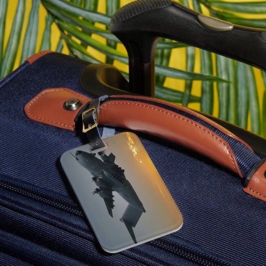 日没のエアバスA400M ラゲッジタグ (正面インサイチュ1)