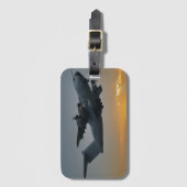 日没のエアバスA400M ラゲッジタグ (正面縦)