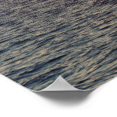 日没のエーゲ海の地平線 ポスター (角)