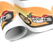 日没のオートバイ ラッピングペーパー (ロールコーナー)