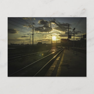 日没のカタニア鉄道 ポストカード