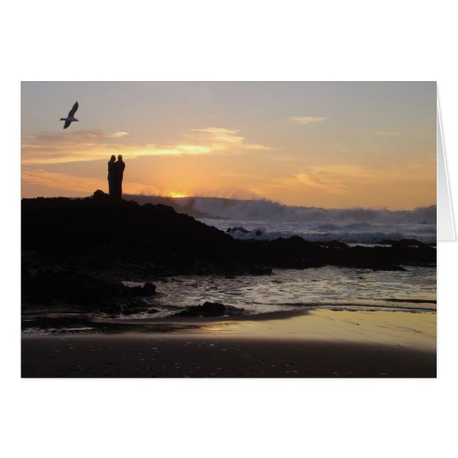 日没のカップル (正面横)