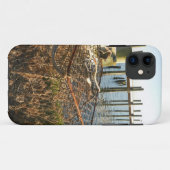 日没のカニのトラップそして波止場 Case-Mate iPhoneケース (裏面(横))