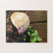 日没のカメの貝 ジグソーパズル (横)