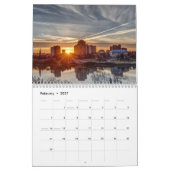 日没のカレンダーの12か月 カレンダー (2月 2027)