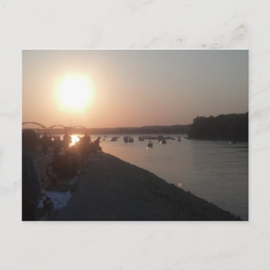 日没のクォード都市 ポストカード (正面)