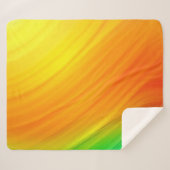 日没のグラデーションの流れ シェルパブランケット (正面(横))