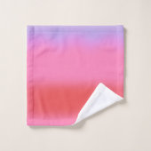 日没のグローのグラデーション バスタオルセット (ウォッシュタオル)