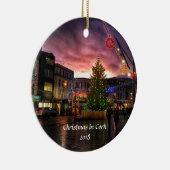 日没のコルクのアイルランドのクリスマスのオーナメント セラミックオーナメント (右)