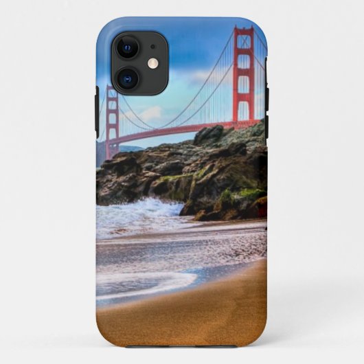 日没のゴールデンゲートブリッジ Case-Mate iPhoneケース (裏面)