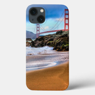 日没のゴールデンゲートブリッジ iPhone 13ケース