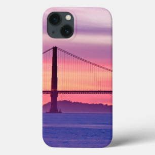 日没のゴールデンゲートブリッジ iPhone 13ケース