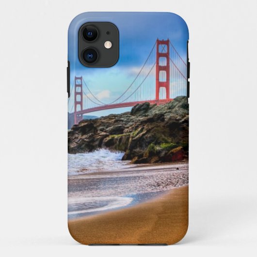 日没のゴールデンゲートブリッジ Case-Mate iPhoneケース (裏面)