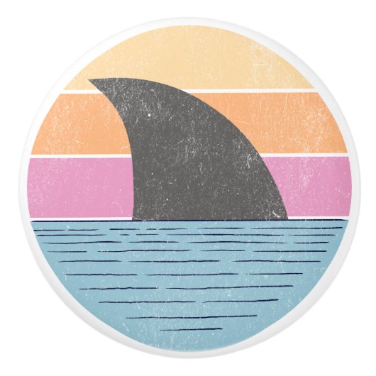 日没のサメ セラミックノブ (正面)