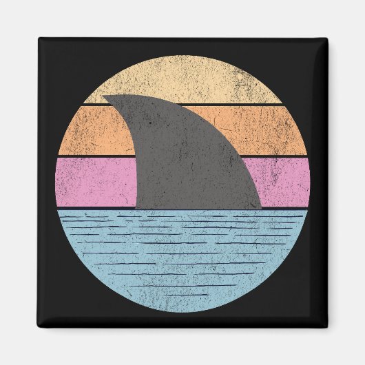 日没のサメ マグネット (正面)