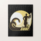 日没のサーファー ジグソーパズル (縦)