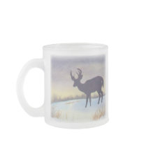 日没のシカのデザイン