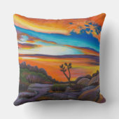 日没のジョシュアツリー クッション (裏面)