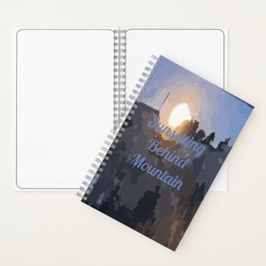 日没のスケッチブック ノートブック (内側)