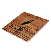 日没のセラミックタイルの鷲 タイル (側面)