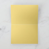 日没のハッピーバースデーのヒマワリ カード (内部)